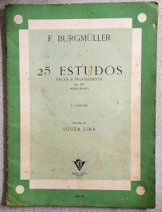 25 Estudos Fáceis e Progressivos para Piano Op. 100, 1º Volume, F, Burgmuller