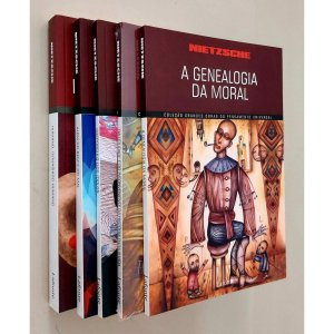 Coleção Nietzsche 5 Livros, A Genealogia da Moral, Crepúsculo dos Ídolos, Além do Bem e do mal, Humano, Demasiado Humano, Da Utilidade e do Inconveniente da História para a Vida