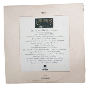 LP Vinil Carpenters, Now  Then, 1973. Produced By Richard And Karen Carpenter