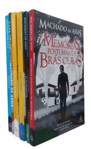 Kit com 6 Livros de Machado de Assis, Capa Mole