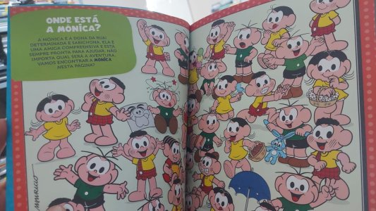 Procurar e Encontrar, Onde Está a Mônica?, Turma da Mônica, Mauricio de Sousa